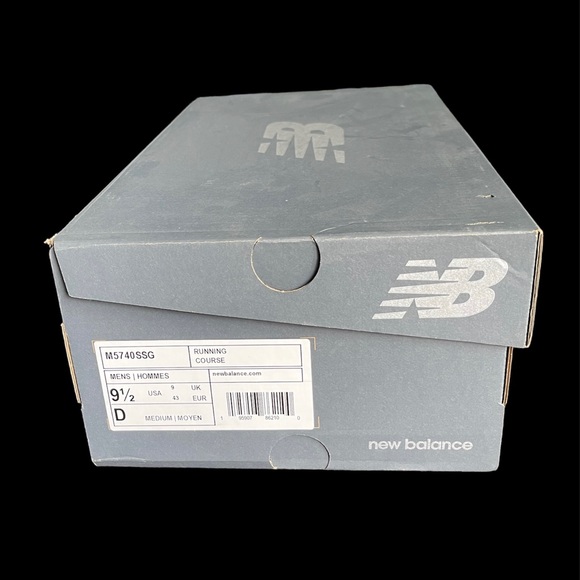 NEW BALANCE 5740 57/40 M5740SSG Suede Men’s 9.5 Sneakers Runners - Picture 3 of 3